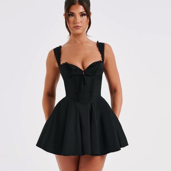 (tags on) BabyBoo Black Antonella Mini Dress - Medium - Picture 1 of 5